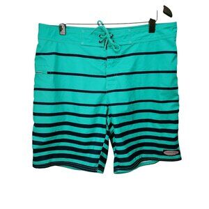 Vineyard Vines‎ Mens Striped Swim Trunks Board Shorts Size 36